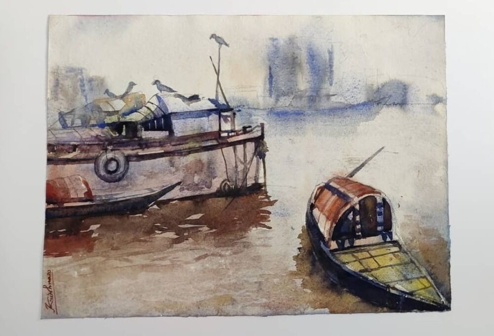 Indian village painting 6