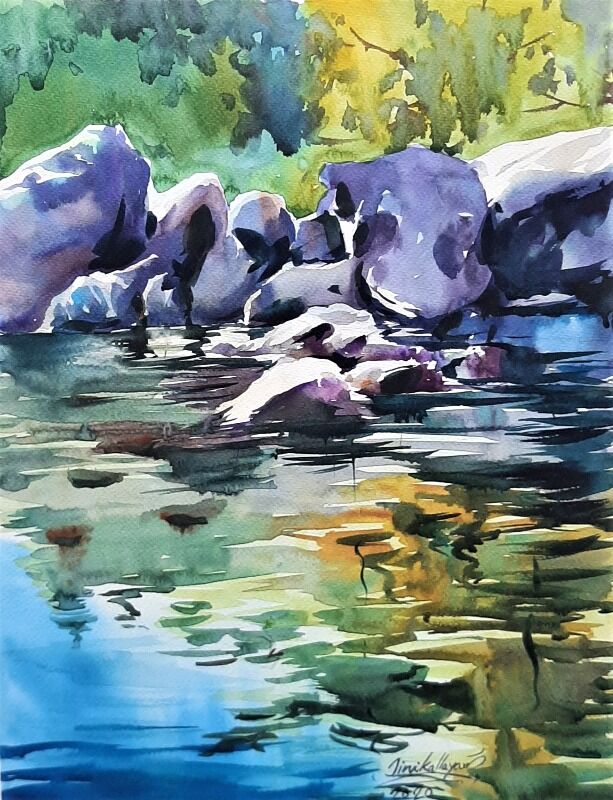 water color nature view 5