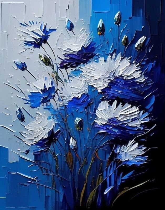 Blue flora