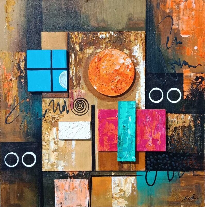 Geometric Abstract Art 9