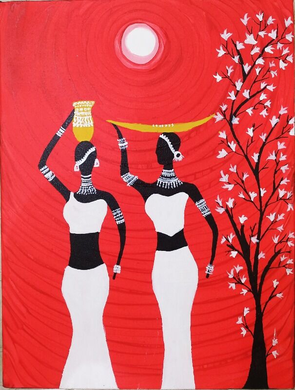 African tribal painting