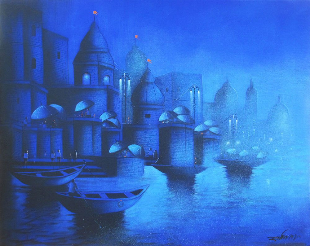 Moonlight in Banaras