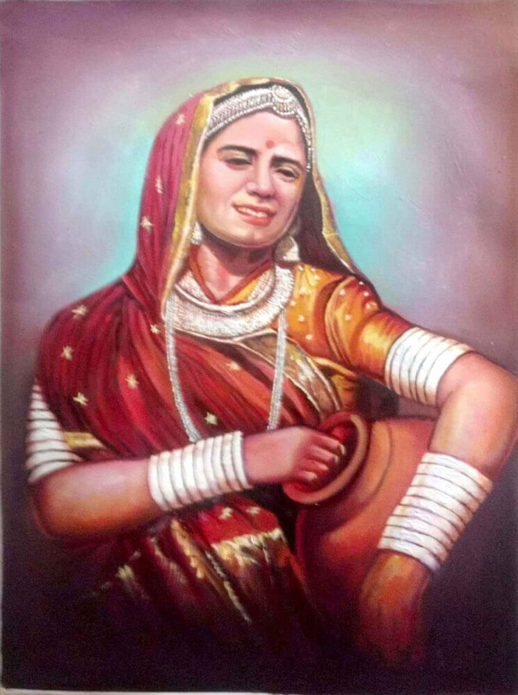 Rajasthani lady
