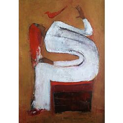 Abstract art is perfect for both modern and traditional spaces. Add some cheer to your home with a beautiful painting that reflects your creativity.  
While speech fails, Art Speaks!!