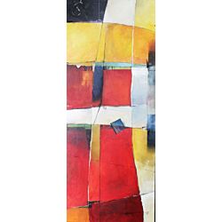 Abstract canvas painting that is perfect for both modern and traditional spaces