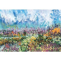 nature art,Stunning nature art painting will suitably fit your living room!