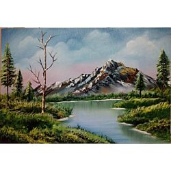 high quality Landscape Painting on canvas to create the look and feel of the original nature