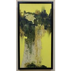 abstract painting,Something highly abstract can often be a good choice for the bedroom because it fuels your imagination