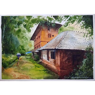 Rural India  Painting 4