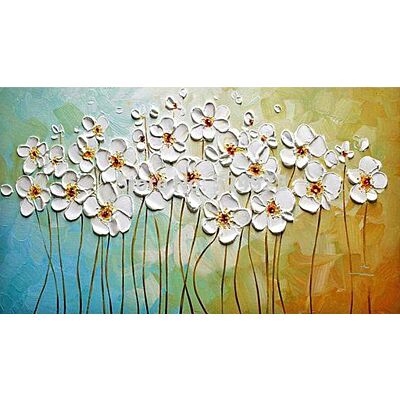 Abstract white Blossoms