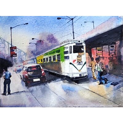 Indian village painting 8