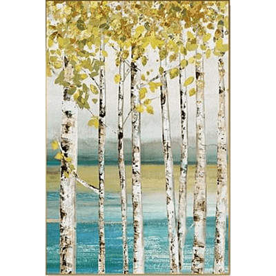 Birch tree golden View