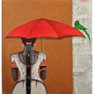 Girl with umbrella 2