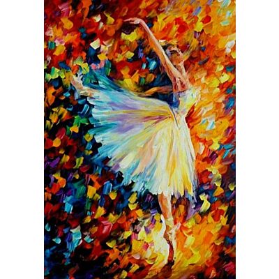 Abstract Dancing Ballerina 002