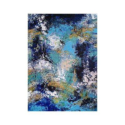 Abstract Blue Winter