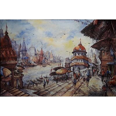 banaras watercolor series 2