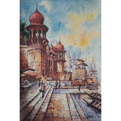 Benaras ghat series 7