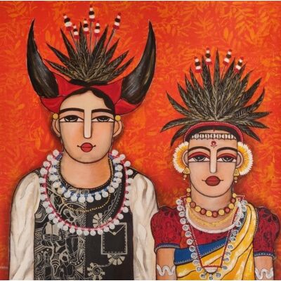 chhattisgarhi dancer couple 