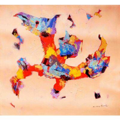 Colorful bird Abstract