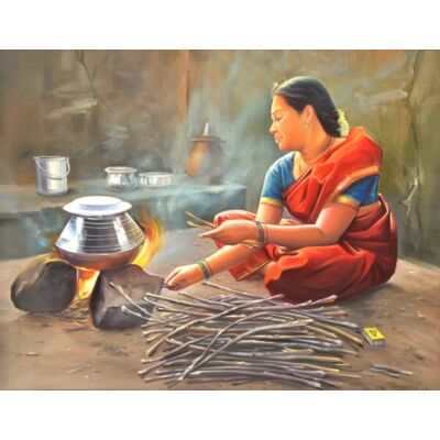 Cooking style in Village