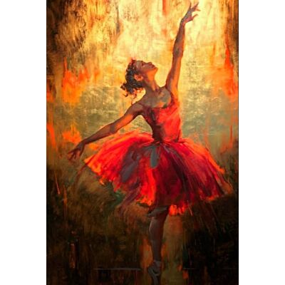 Abstract Dancing Ballerina