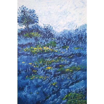 Flower Painting - Blue Morning
