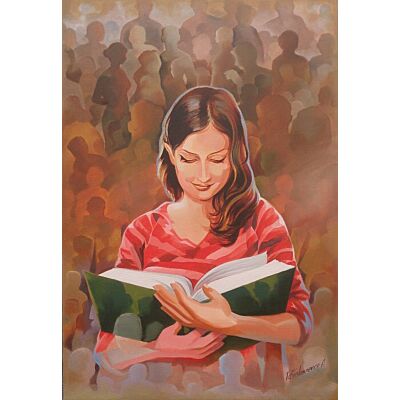 Girl with Book