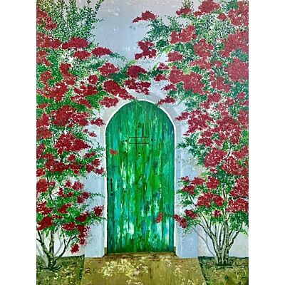 Green door