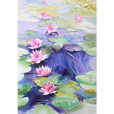 Lotus painting 8