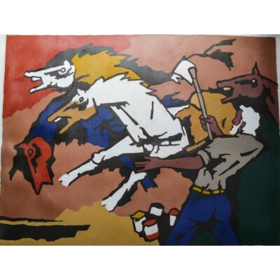 Canvas Painting The HORSES
