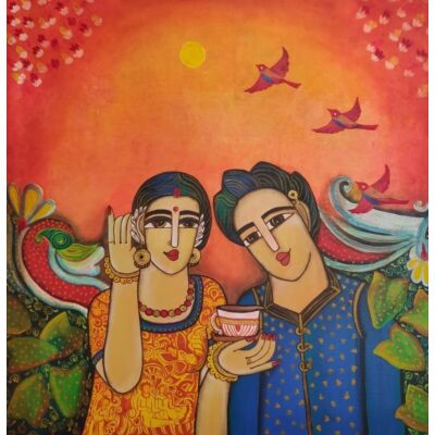 Morning tea together 