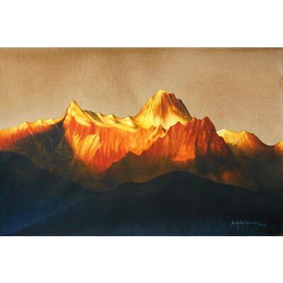 sunrise over kunchenjunga