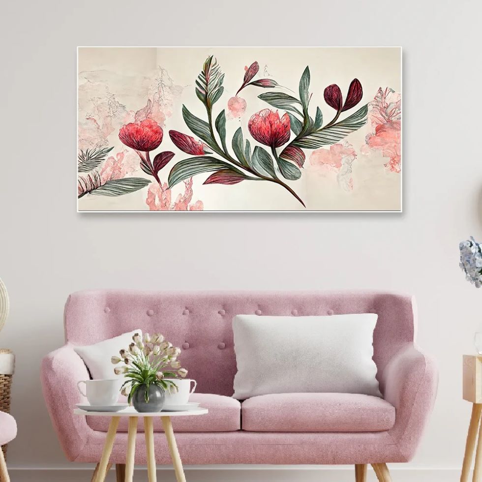 Flower Wall Painting Ideas to Add Color, Calm, and Culture to Your Decor