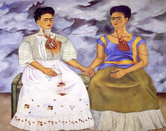 The Two Fridas, a 1939 self-portrait by Mexican artist Frida Kahlo