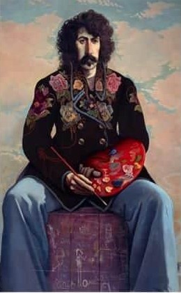 John Patrick Byrne – Self-Portrait in a Flowered Jacket 1973
