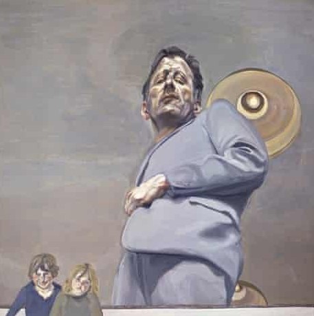 Lucian Freud – Reflection With Two Children (Self-Portrait) (1965)
