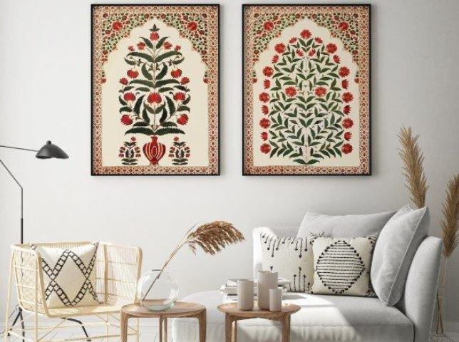 Indian Decor Ideas for your Living Room - Personal Artwork
