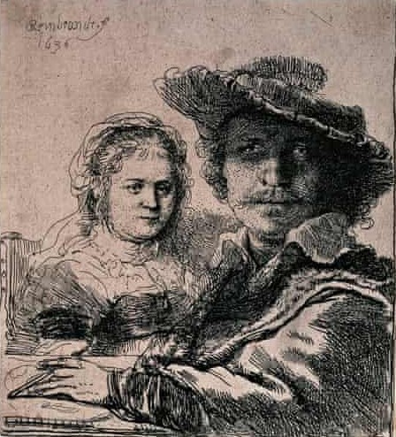 Rembrandt – Self-Portrait With Saskia (1636)