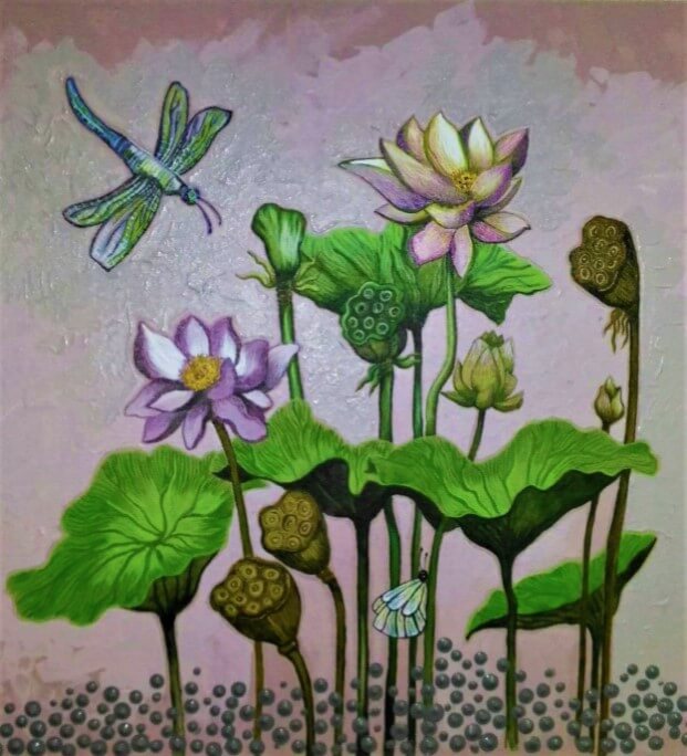 floral_art_lotus_pond
